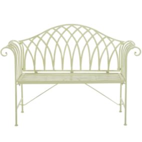 Banc Métal 130 cm Vert clair MILAZZO