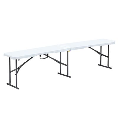 Banc pliable en résine 180 cm  Oviala