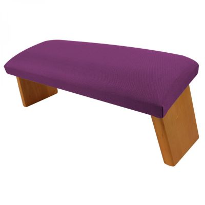 Banc, tabouret de méditation, yoga pliant en bois - Prune - Vivezen