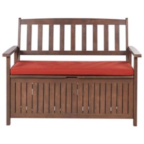 Banc traditionnel en acacia bois foncé SOVANA