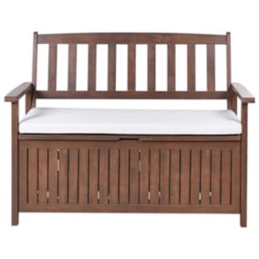 Banc traditionnel en acacia bois foncé SOVANA