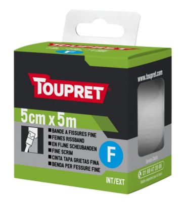 Bande à fissure fine calicot 5cm x 5m Toupret