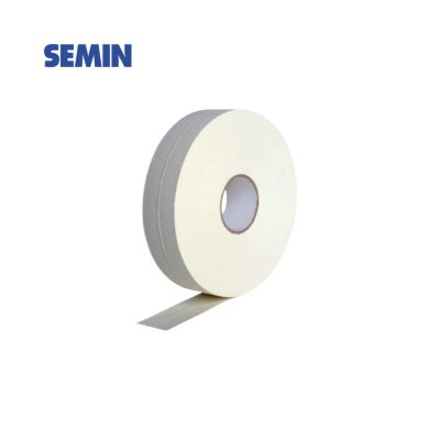 Bande à joint papier pour plaques de plâtre cartonnées L. 150 ml Semin