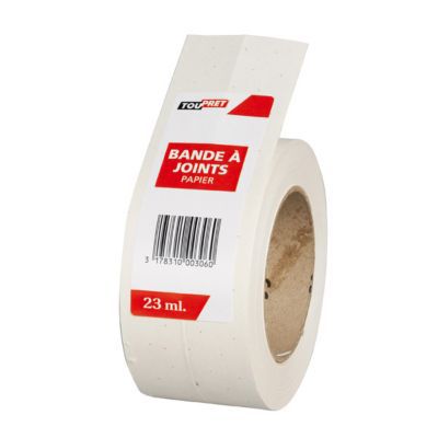 Bande à joints papier 5cm x 23m Toupret