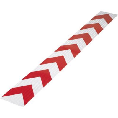 Bande d'avertissement réfléchissante RTS115/1000-RD rouge 1 m x 115 mm, ép. 0,23 mm