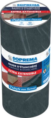 Bande d'étanchéité Extensible Auto-adhésive 5x0,3m Anthracite