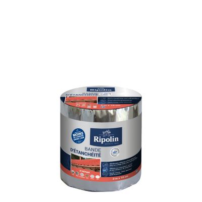 Bande d'étanchéité Ripolin aluminium 10 cm x L.3 m