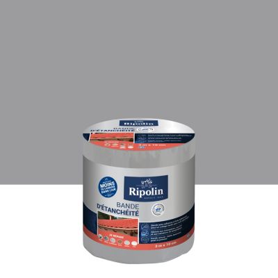 Bande d'étanchéité Ripolin gris 10 cm x L.3 m