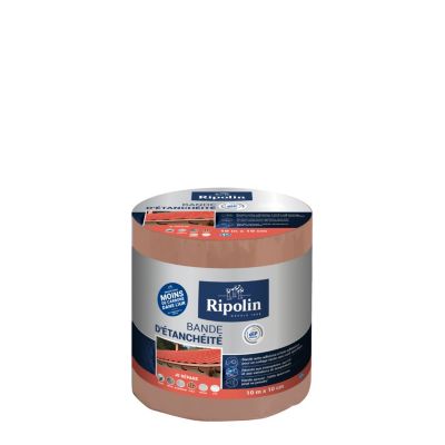Bande d'étanchéité Ripolin terre cuite 10 cm x L.10 m