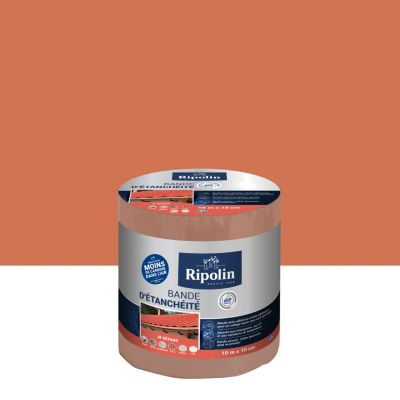 Bande d'étanchéité Ripolin terre cuite 10 cm x L.10 m