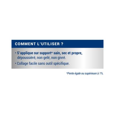Bande d'étanchéité Ripolin terre cuite 10 cm x L.10 m