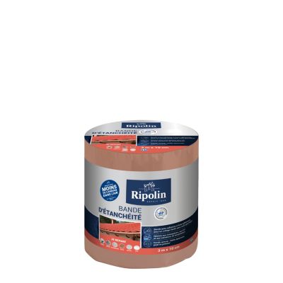 Bande d'étanchéité Ripolin terre cuite 10 cm x L.3 m
