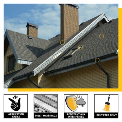 Bande d'étanchéité Sika Multiseal 75mm x 10m gris