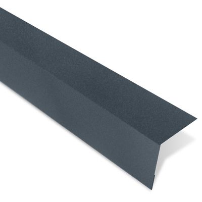 Bande d'égout pour tôle tuile BACACIER Tuile R Anthracite mat 2100 mm Longueur