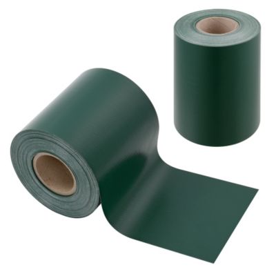 Bande de brise-vue Jesteburg PVC 35 m x 19 cm 6,65 m² vert mousse RAL 6005 en.casa