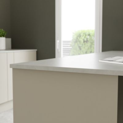 Bande de chant aspect pierre claire L. 240 cm x l. 30 mm