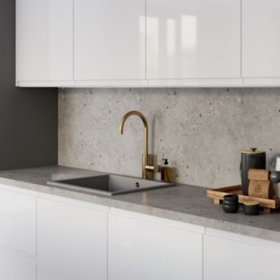 Bande de chant décor fusion granit GoodHome Berberis L. 300 cm x l. 42 mm