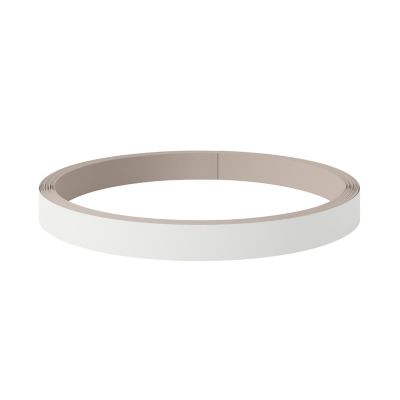 Bande de chant pour joue de finition GoodHome Stevia et Garcinia Blanc Ep. 0.6 mm x L. 10 m