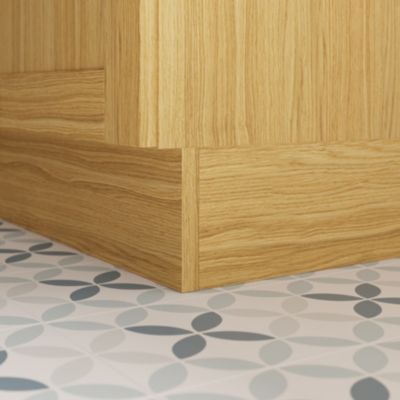 Bande de chant pour joue de finition GoodHome Verbena chêne Ep. 0.53 mm x L. 10 m