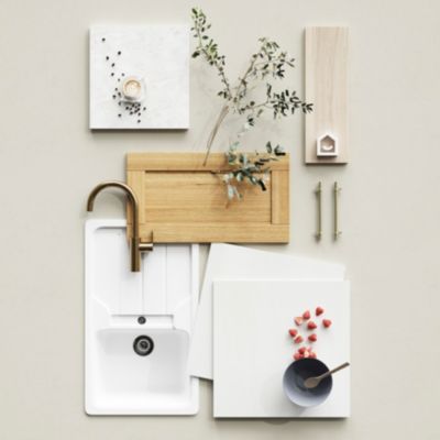 Bande de chant pour joue de finition GoodHome Verbena chêne Ep. 0.53 mm x L. 10 m