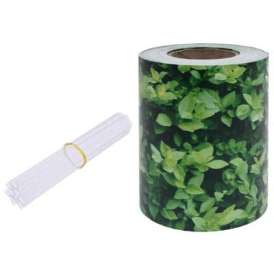 Bande de confidentialité PVC 35 x 0,19 m Verte vidaXL