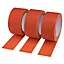 Bande de réparation PVC orange, 50 mm x 33 m - 3 pièces