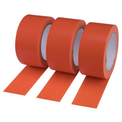 Bande de réparation PVC orange, 50 mm x 33 m - 3 pièces