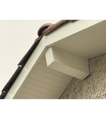 Bande de rive Blanc Pur, RAL 9010 Brillant, épaisseur 1 mm, 1 pli retour 2cm , Largeur  27 cm , Longueur 140 cm