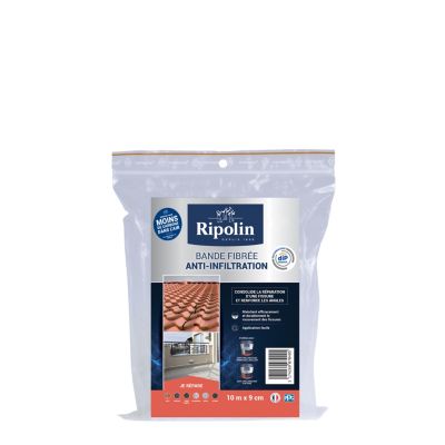 Bande fibrée anti-filtration Ripolin 10 m x 9 cm