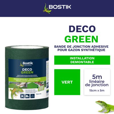 Bande jonction adhésive pour gazon synthétique Bostik 15cm