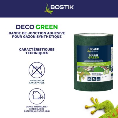 Bande jonction adhésive pour gazon synthétique Bostik 15cm