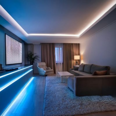 Bande LED 14,4 W 6500 K blanc froid (CW) dimmable 590lm IP20 12 V DC rouleau 5 m Nastro PRO EDO
