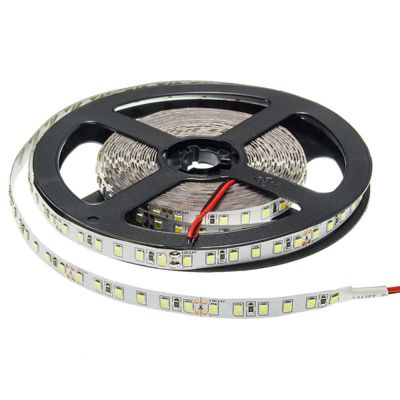 Bande LED 24V 2835 - 120 LED/m - Blanc Froid 6000K - Non étanche - 5m