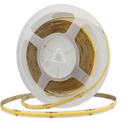 Bande LED COB 24V 512 LED/m 6000K 12W/m Blanc du Jour 5m