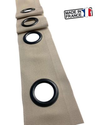 Bande à Oeillets pour Rideau - Vente au Mètre - Canon de fusil diamètre 40 mm