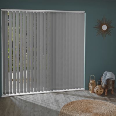 Bande verticale orientable BVO 89 mm H280 occultant gris