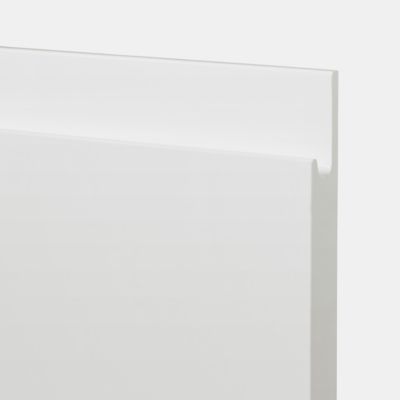 Bandeau de four Garcinia blanc l. 59,7 cm x H. 11,5 cm GoodHome