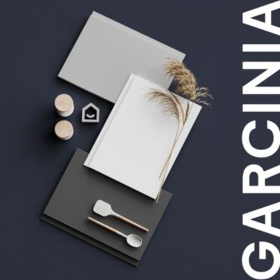Bandeau de four Garcinia gris clair brillant l. 59,7 cm x H. 5,8 cm GoodHome