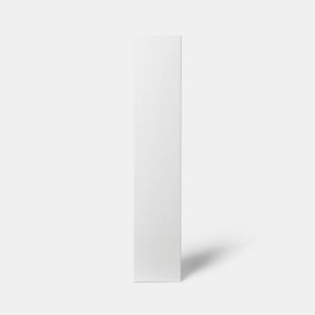 Bandeau de four GoodHome Garcinia blanc brillant l. 59.7 cm x H. 11.5 cm