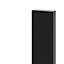 Bandeau de four GoodHome Pasilla Noir l. 59.7 cm x H. 5.8 cm