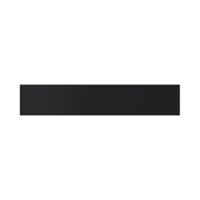 Bandeau de four Pasilla noir l. 59,7 cm x H. 11,5 cm GoodHome