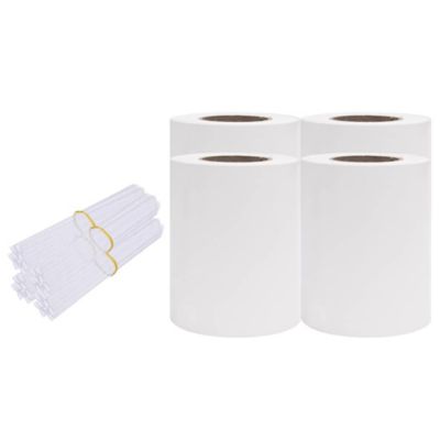 Bandes de confidentialité en PVC 140 x 0,19 m blanches vidaXL