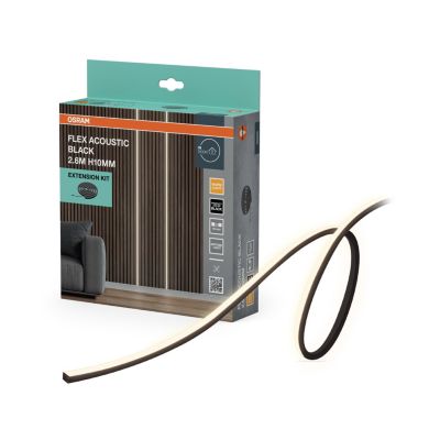Bandes LED OSRAM Flex Acoustic Noires H10mm Extension