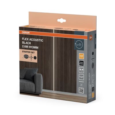 Bandes LED OSRAM Flex Acoustic Noires H13mm Kit de Démarrage