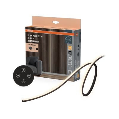 Bandes LED OSRAM Flex Acoustic Noires H13mm Kit de Démarrage