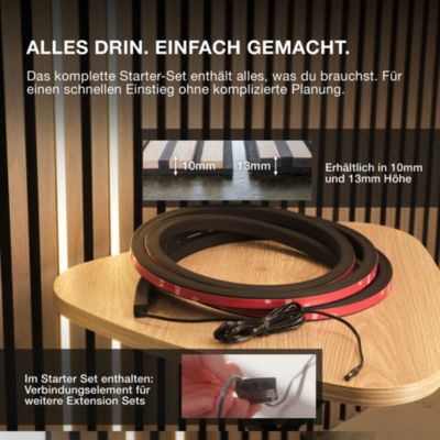 Bandes LED OSRAM Flex Acoustic Noires H13mm Kit de Démarrage