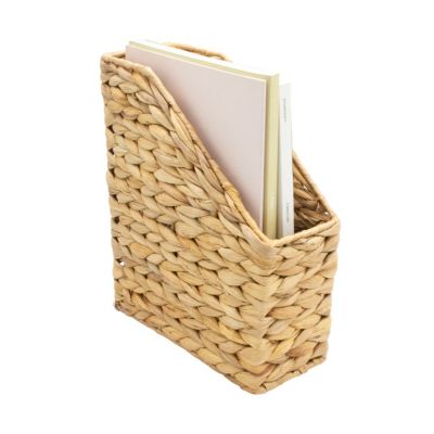 Banette de bureau verticale en jacinthe d'eau beige Box & Beyond