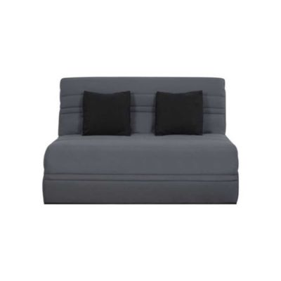 Banquette BZ SIMMONS NUAGE 3 places gris, couchage 188x138 cm, matelas 13 cm