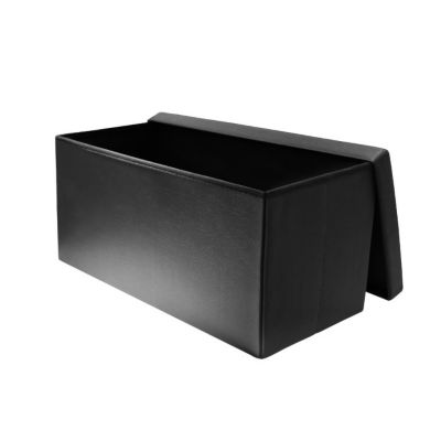 Banquette Coffre Pliable Design "Alana" 76cm Noir