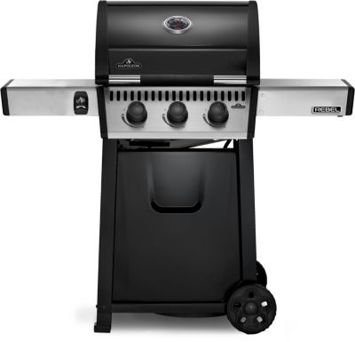 Barbecue à gaz Napoleon Rebel 3 brûleurs noir